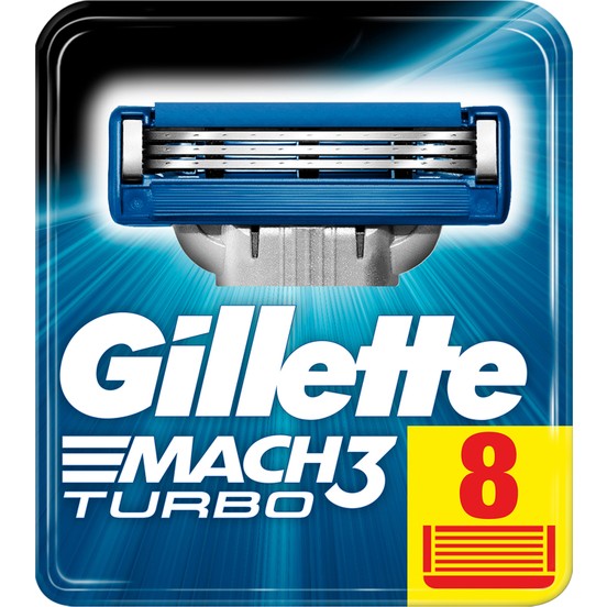 gillette mach3 turbo -count 8