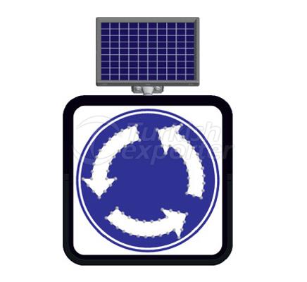 Solar Flashing Traffic Led Signs   11849 FL