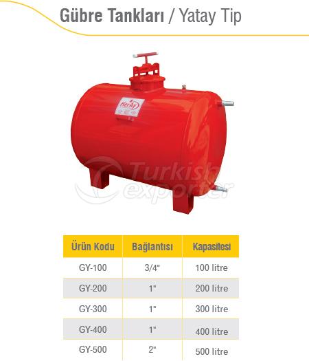 Fertilizer Tanks Horizontal Type