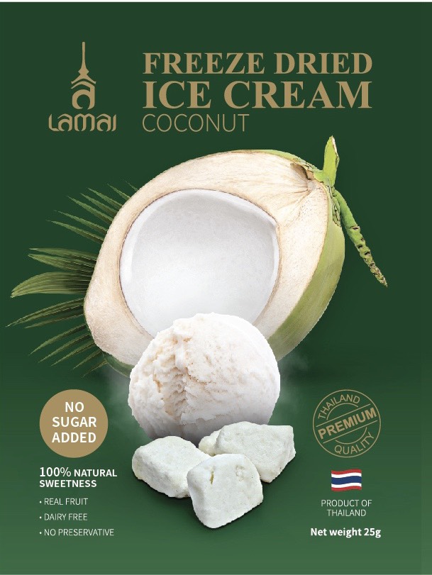 FREEZE DRIED ICE CREAM COCONUT