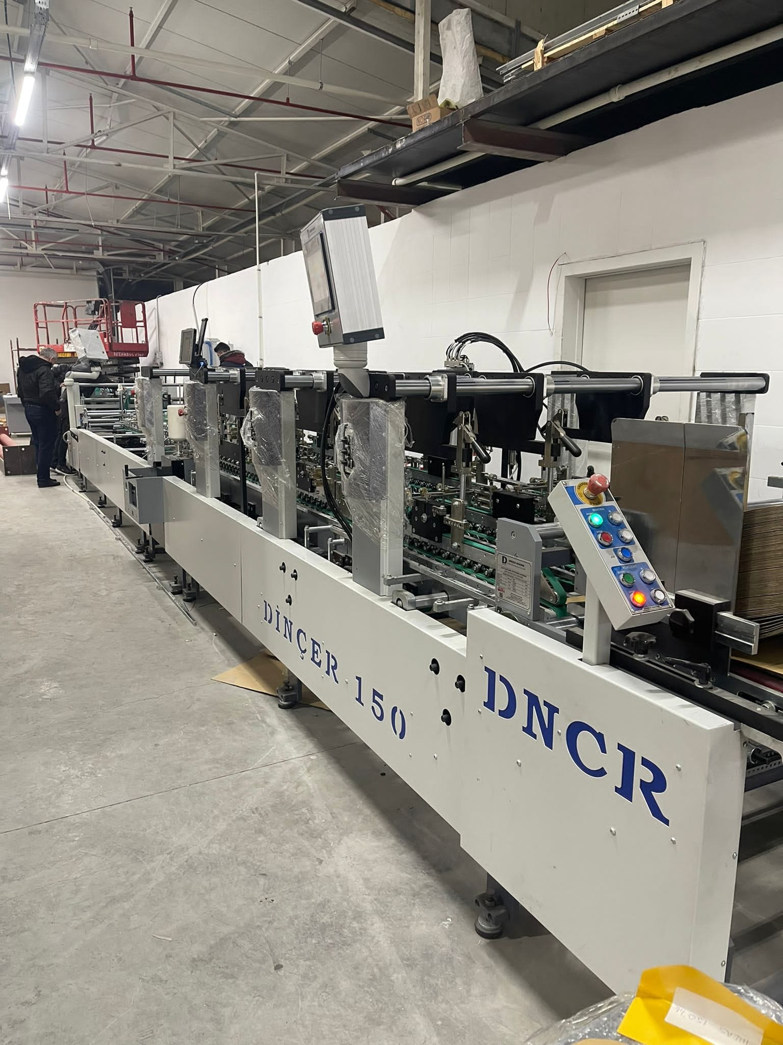 DINCER 150 3 AND 4-6 POINTS FOLDER GLUER MACHINE