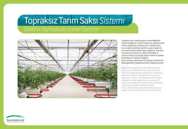 Gutter system for Greenhouse