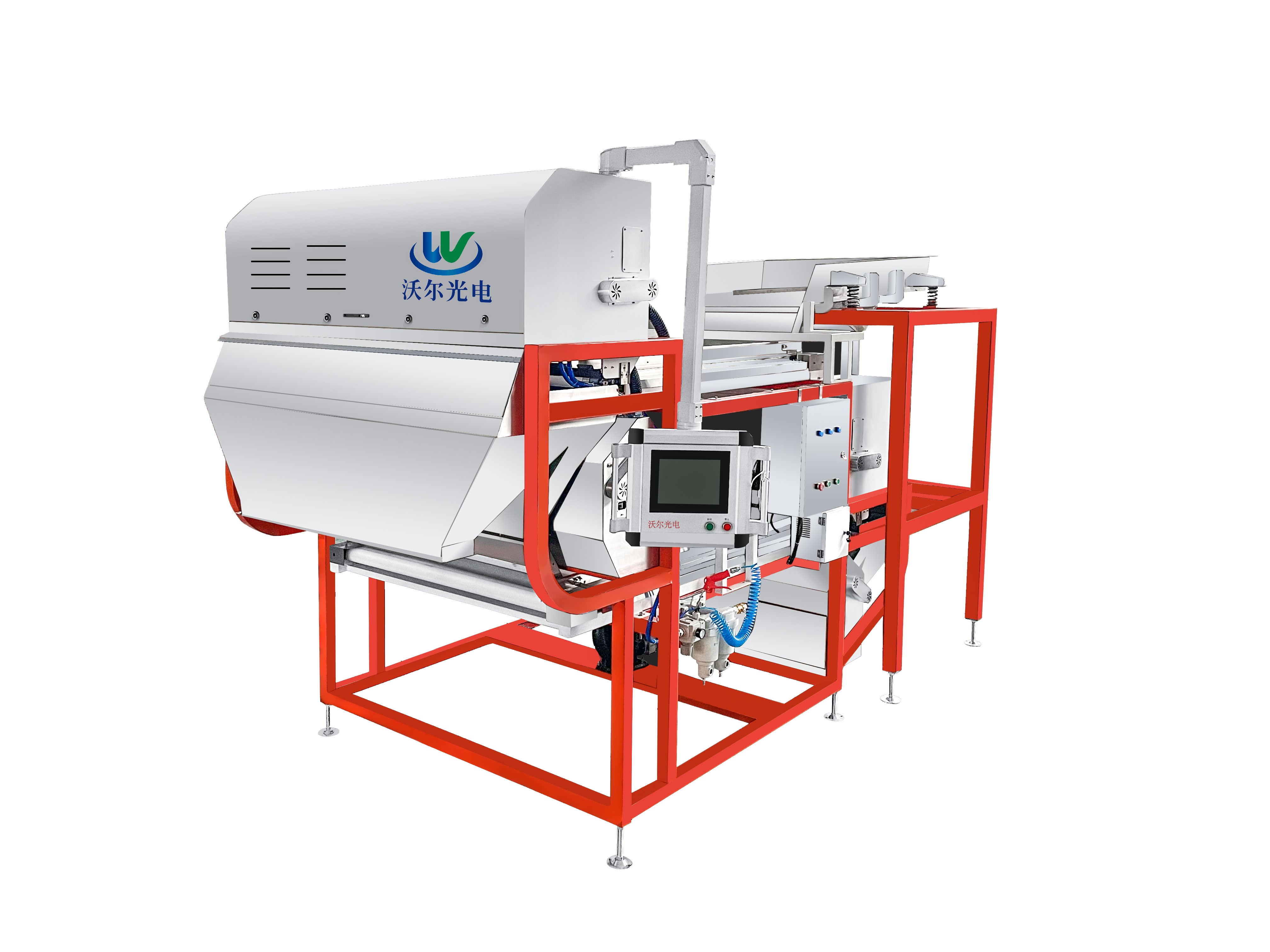 Belt type color sorter machine 