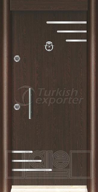 Steel Door Surfaces - African Rosewood L1018