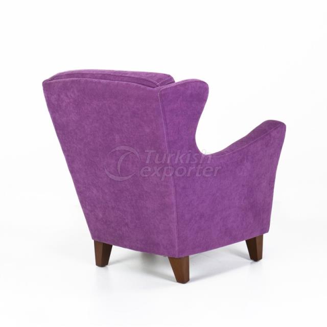 Lola Grandfather Chair Purple L951