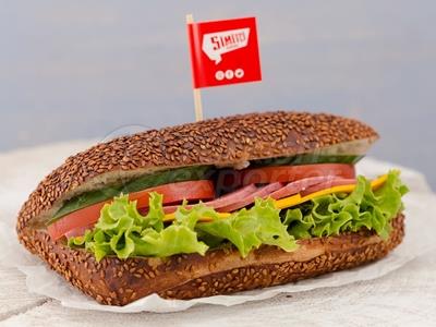 Salami Cheddar Sandwich