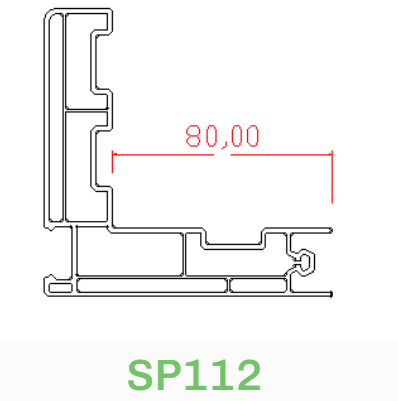 Cool Room Main Door Profile - SP018