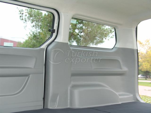 Interior trims for commercial vehicles