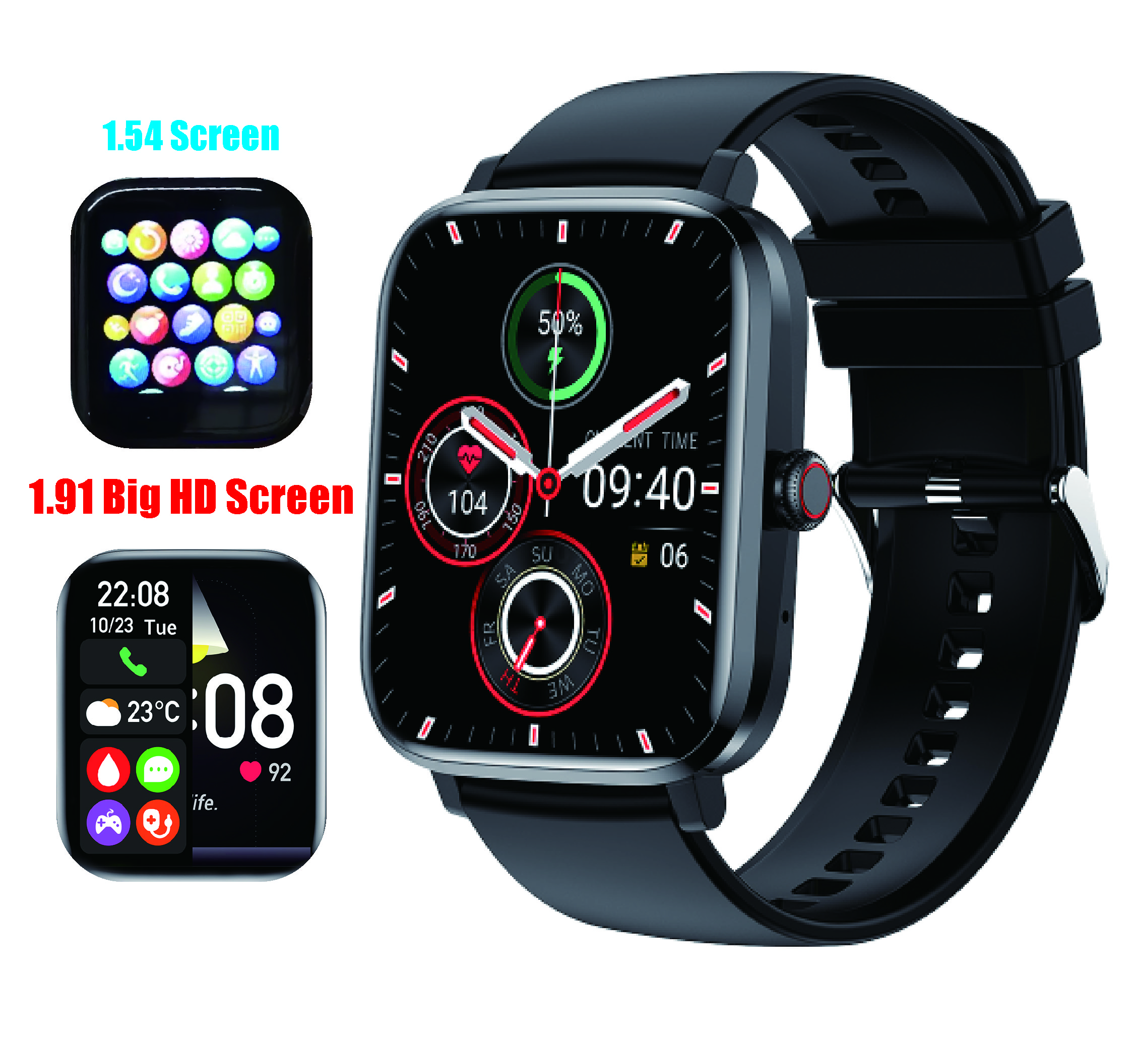 1.91'' Big Screen Bluetooth Smart Watch