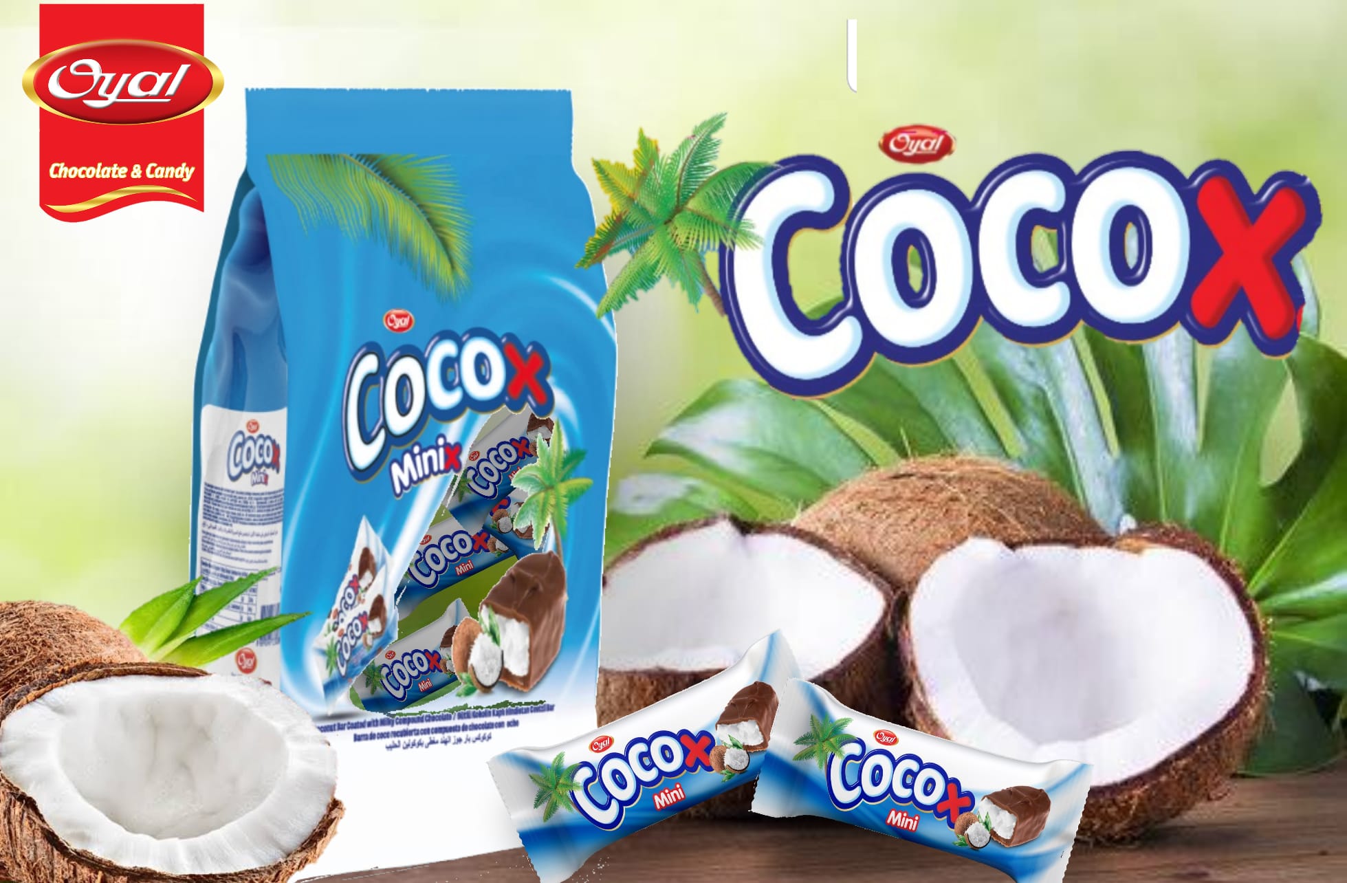 COCOX BARRE DE CHOCOLAT À LA NOIX DE COCO