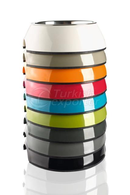 Alimento da melamina do caçador ou bacia da água 350 ml. Black- pg_91369