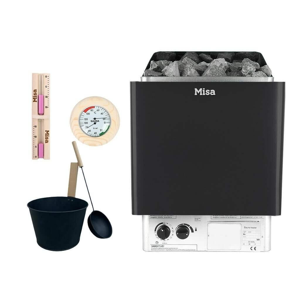 Misa Sauna Sobası Her Şey Dahil Paket 6 kW