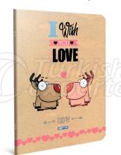 Wire Stitch Offset Cover Book