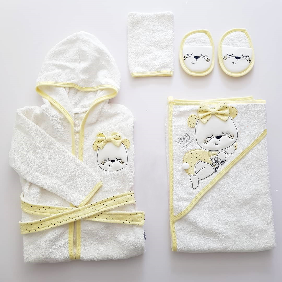 Baby Bathrobe Set