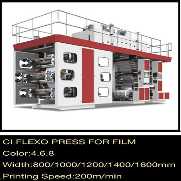 Flexographic printing machine