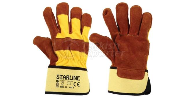 Guantes de cuero E-025-SR