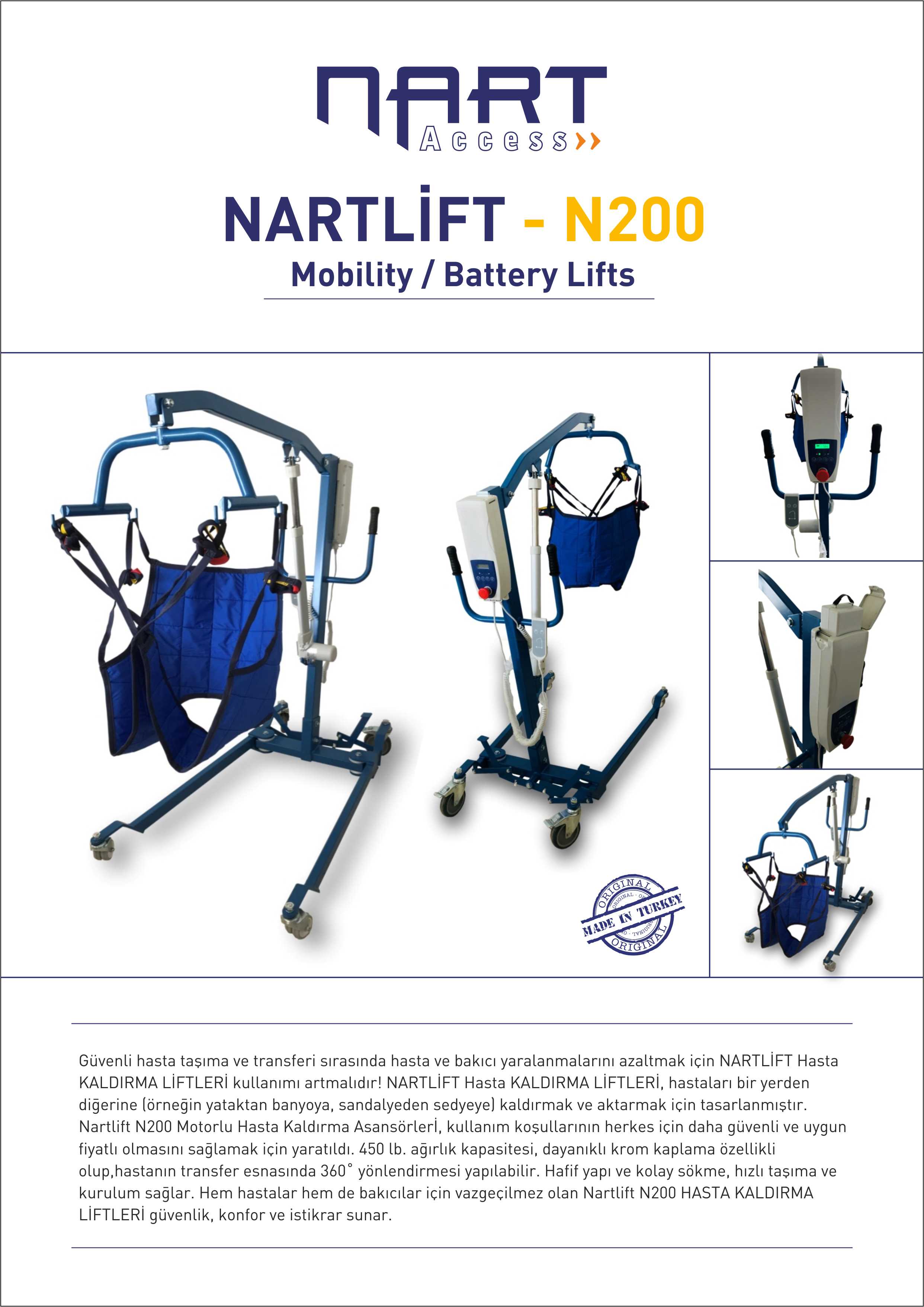 NART PATIENT LIFT