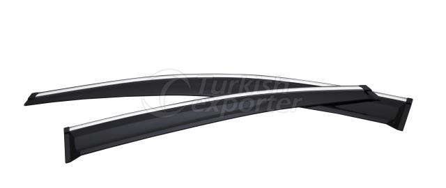 Hyundai Accent Blue Wind Deflector