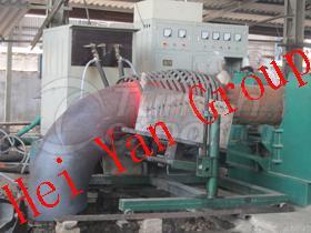 Inductin elbow forming machine