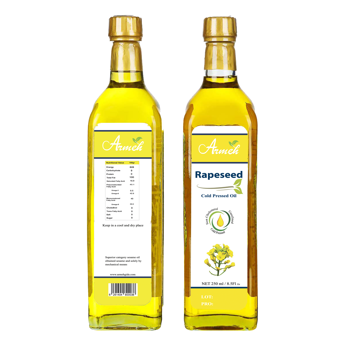 Cold Pressed Rapeseed Oil