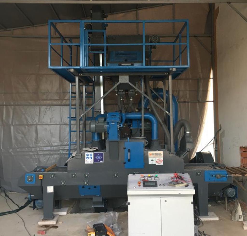 Marble and Natural Stone Shot Blasting Machine