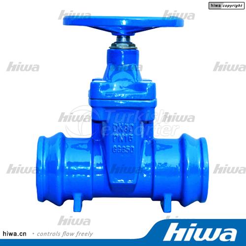 Socket ends gate valve