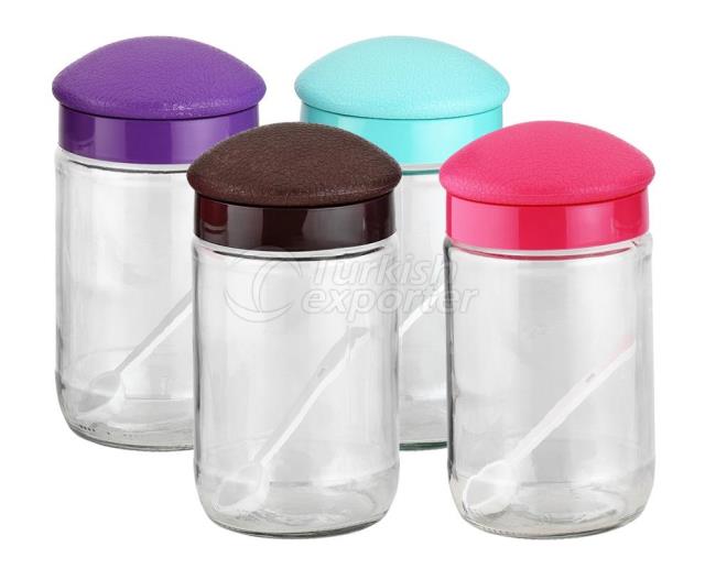 580 cc Small Mushroom Cover Glass Spices