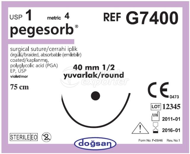 Suturas absorbibles G7400