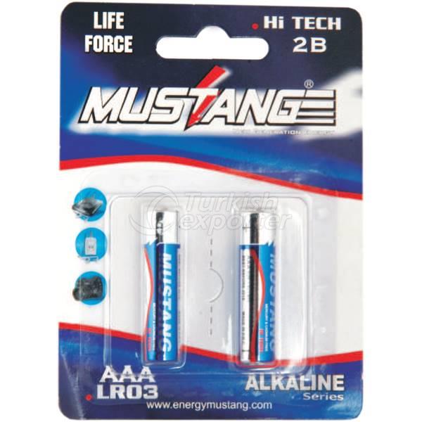 Alkaline Zinc and Steel Batteries KLR03