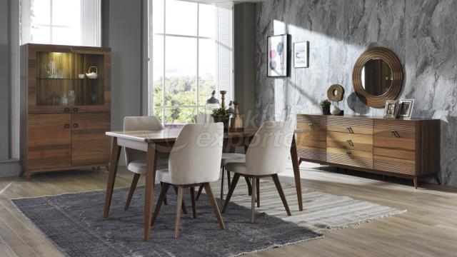 Almoda Walnut Dining Room