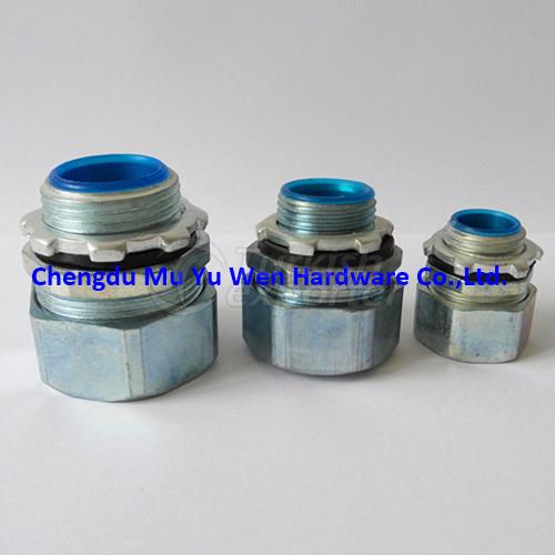 Liquid tight metal conduit fittings