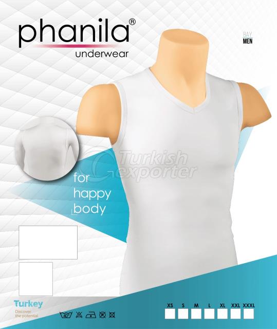 Sleeveless Undershirt V-Neck