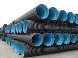 koruge hdpe أنابيب المجاري