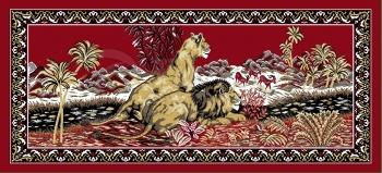 Panel de tela de león