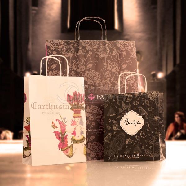 PRINTED PAPER CARRIER BAGS