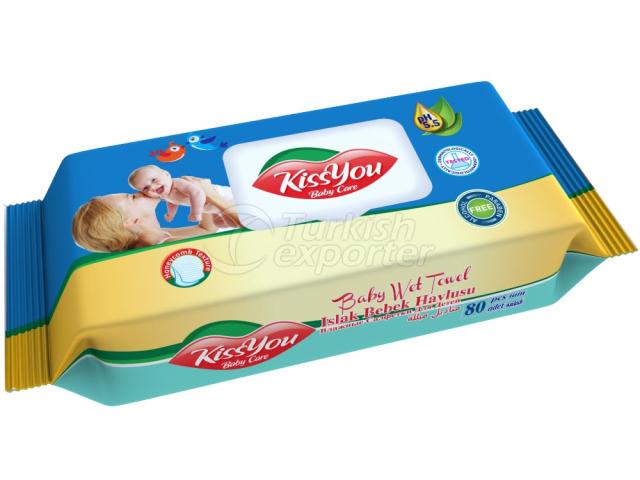 Baby Wet Towel Kiss You