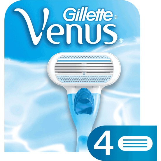 gillette venus close and clean woman razor blade -count 4