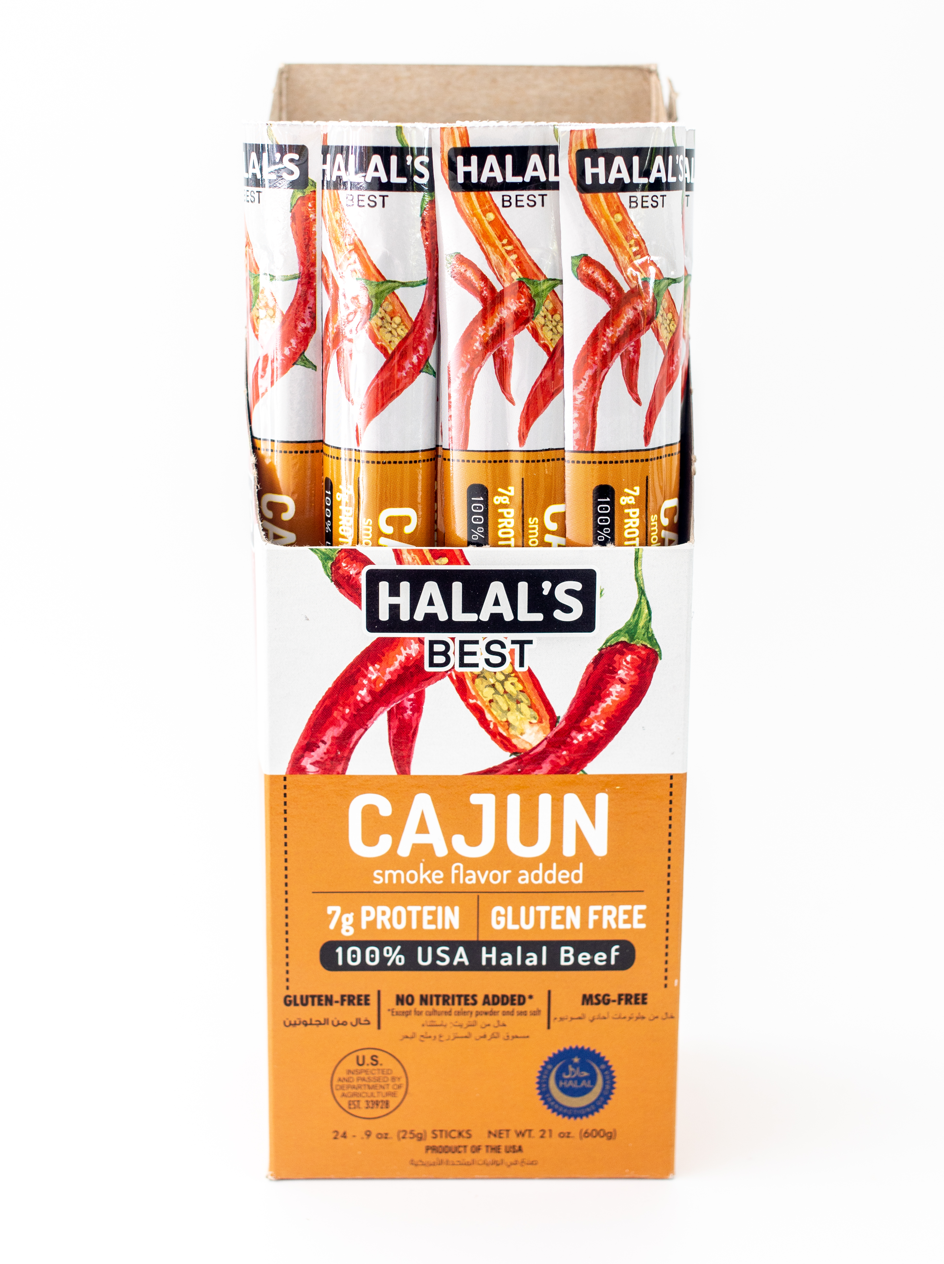 Halal's Best Beef Sticks Cajun Flavor 