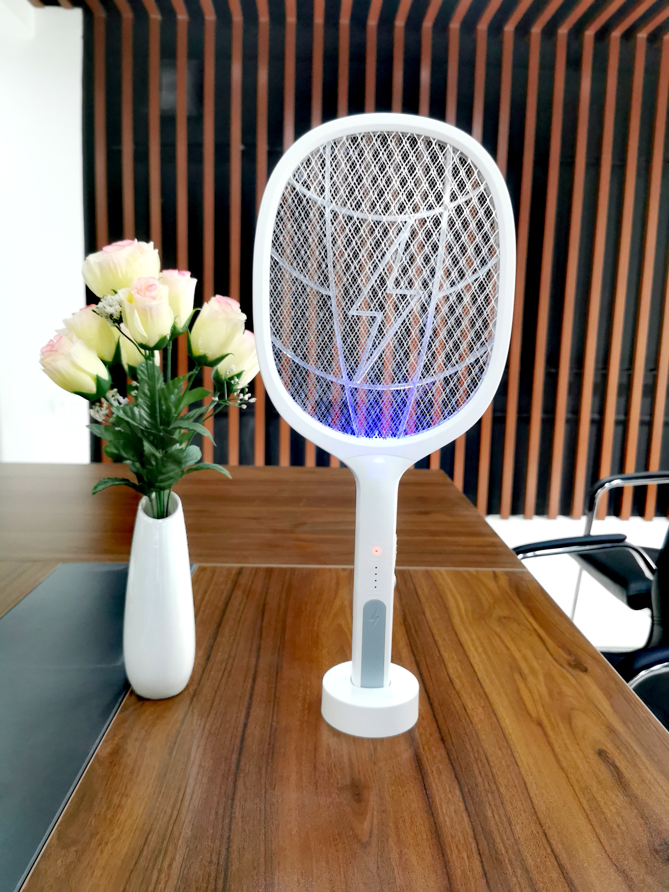 Rechargeable Electric Mosquito Swatter with killer lamp