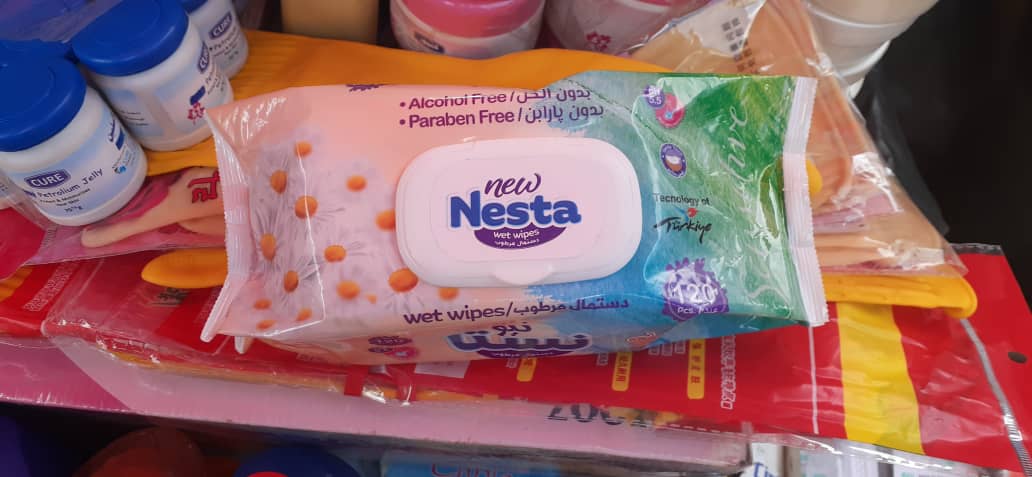 NESTA Wet Wipes 120 pcs- 90pcs