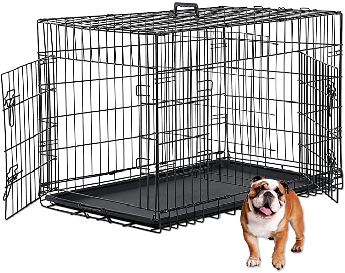 30x19”  Folding Metal Dog Crate