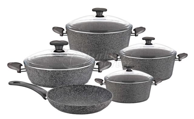 Nature stone non-stick cookware set