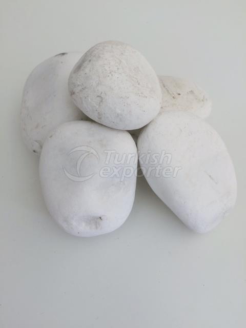 Drumed White Dolomite 6-10cm