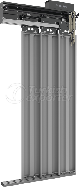 Telescopic 3 Panel Cabin Door