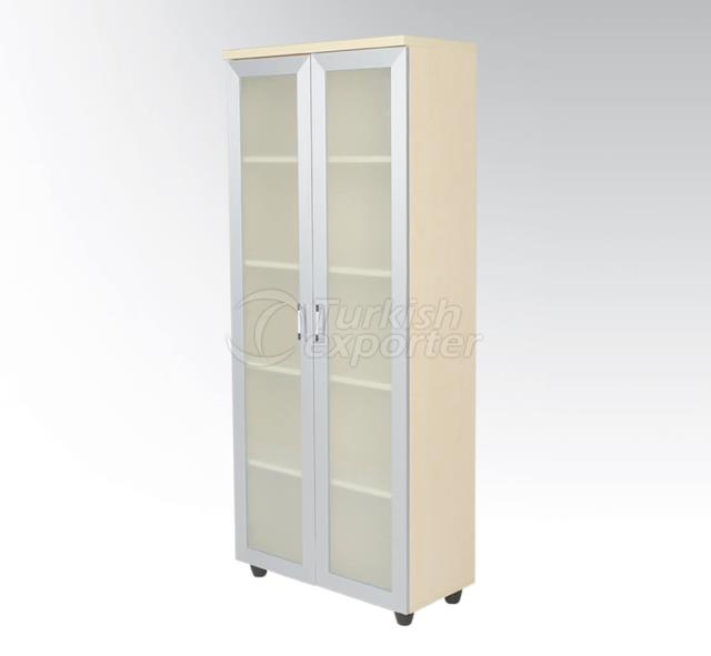 File Cabinet with Glass Cover