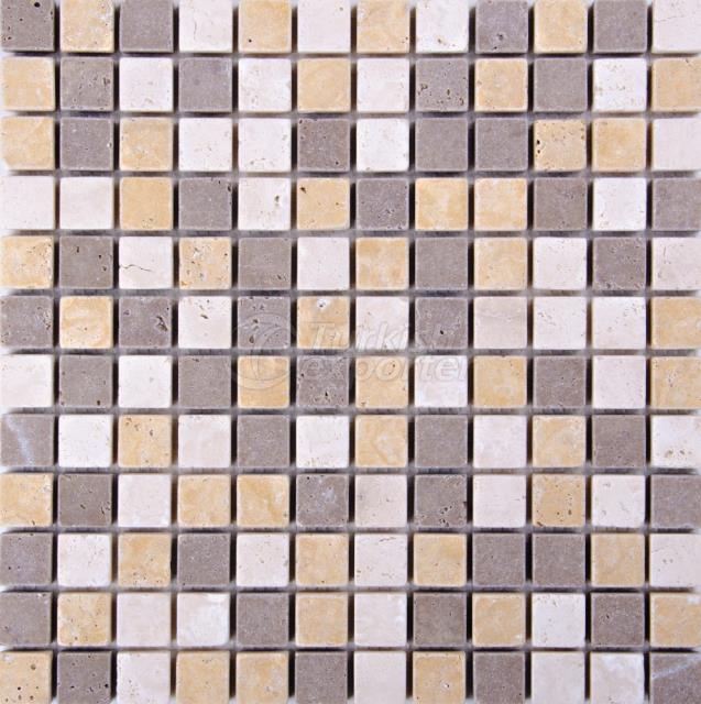 2,3x2,3 Noce Yellow Light Travertine