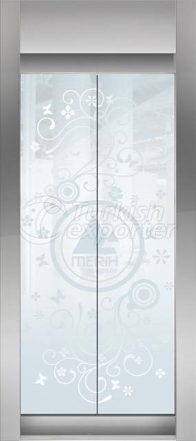 Framed Glass Door Bahar