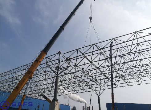 Steel structure space frame