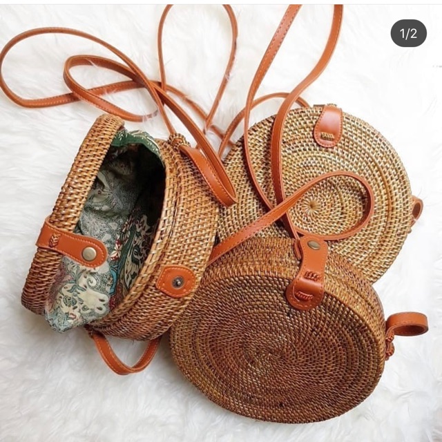 Rattan Bag | Bohemian Rattan Bag | Beach Bag