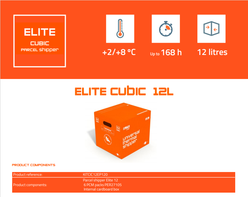 SOFRIGAM - EXPÉDITEUR DE COLIS ELITE CUBIC - 12L